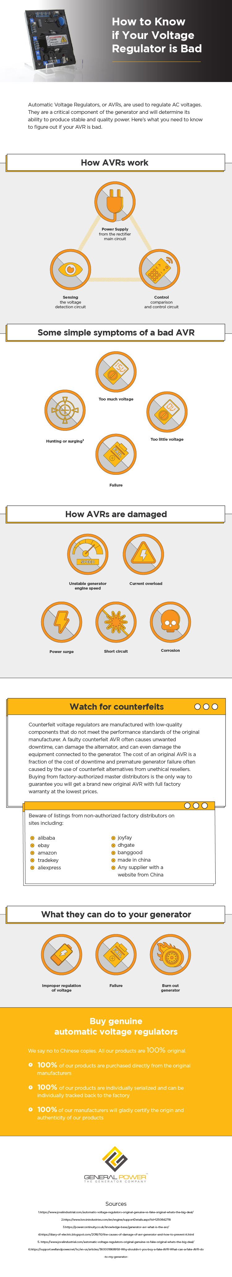 How to Know if Your Voltage Regulator is Bad Infographic